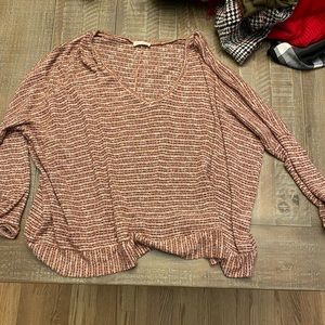 Multi color loose fitting sweater, thin
